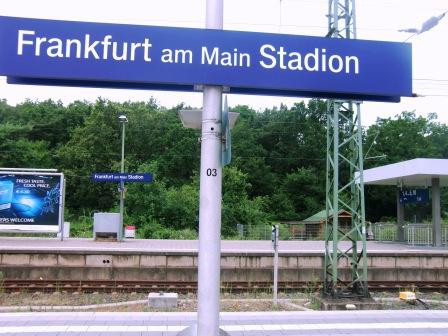 T&aring;gstation, Amerikansk Fotboll EM 2010 Frankfurt Tyskland foto: All Sport och Idrott