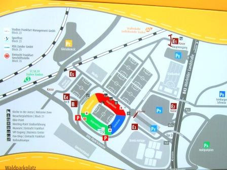 Stadion, Amerikansk Fotboll EM 2010 Frankfurt Tyskland foto: All Sport och Idrott