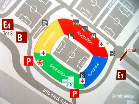 Stadion, Amerikansk Fotboll EM 2010 Frankfurt Tyskland foto: All Sport och Idrott