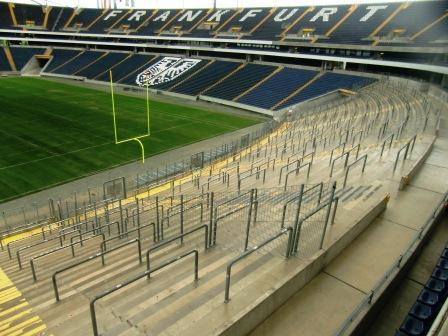 Stadion, Amerikansk Fotboll EM 2010 Frankfurt Tyskland foto: All Sport och Idrott