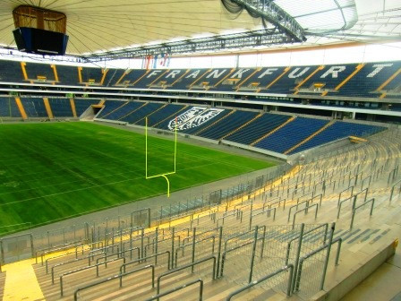 Stadion, Amerikansk Fotboll EM 2010 Frankfurt Tyskland foto: All Sport och Idrott