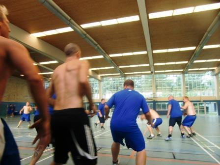 Sporthllen, Amerikansk Fotboll EM 2010 Frankfurt Tyskland foto: All Sport och Idrott