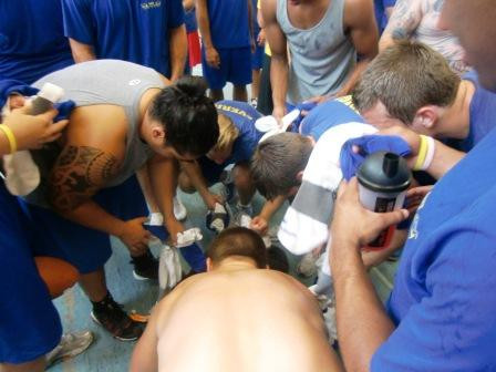 Sporthllen, Amerikansk Fotboll EM 2010 Frankfurt Tyskland foto: All Sport och Idrott