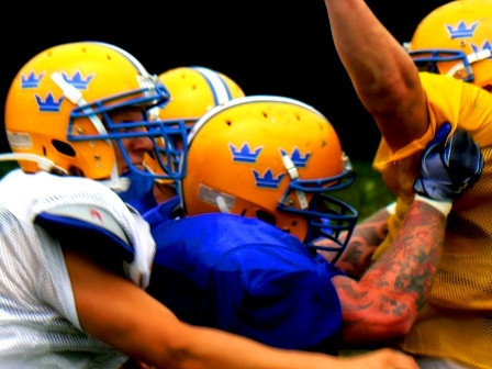 Amerikansk Fotboll EM 2010 Frankkfurt Tyskland foto: All Sport och Idrott