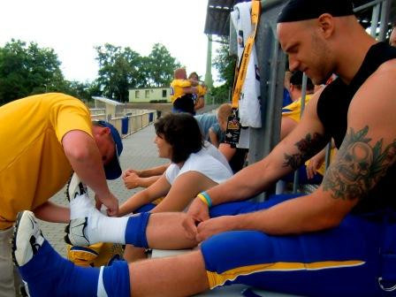 Amerikansk Fotboll EM 2010 Frankfurt Tyskland foto: All Sport och Idrott