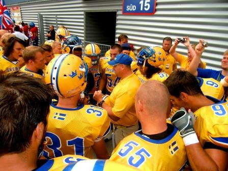 Amerikansk Fotboll EM 2010 Frankfurt Tyskland foto: All Sport och Idrott