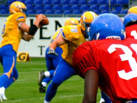 Amerikansk Fotboll EM 2010 Frankfurt Tyskland foto: All Sport och Idrott