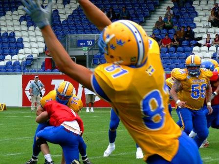 Amerikansk Fotboll EM 2010 Frankfurt Tyskland foto: All Sport och Idrott