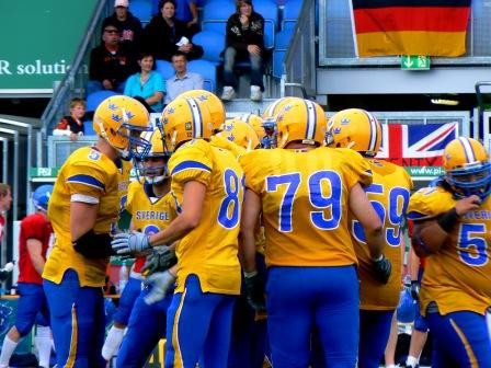 Amerikansk Fotboll EM 2010 Frankfurt Tyskland foto: All Sport och Idrott