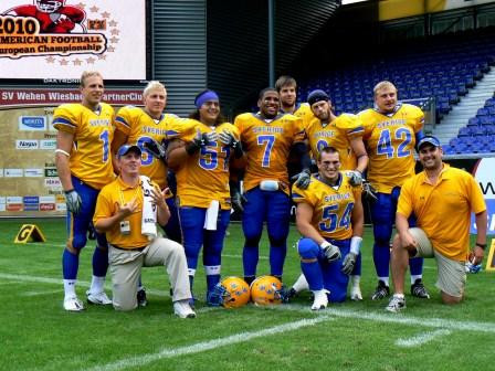 Amerikansk Fotboll EM 2010 Frankfurt Tyskland foto: All Sport och Idrott