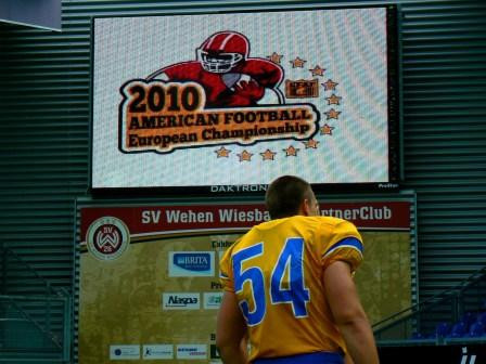 Amerikansk Fotboll EM 2010 Frankfurt Tyskland foto: All Sport och Idrott