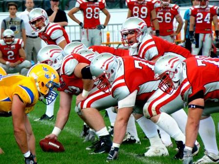 Amerikansk Fotboll EM 2010 Frankfurt Tyskland foto: All Sport och Idrott