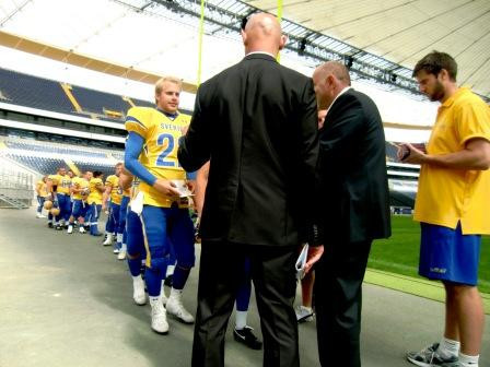 Amerikansk Fotboll EM 2010 Frankfurt Tyskland foto: All Sport och Idrott