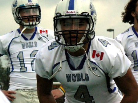 IFAF World Team International Bowl 2012 Kelly Reeves foto: All Sport och Idrott