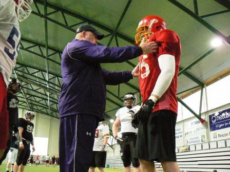 Norge IFAF World Team Clinic foto: All Sport Idrott