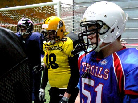 Norge IFAF World Team Clinic foto: All Sport Idrott
