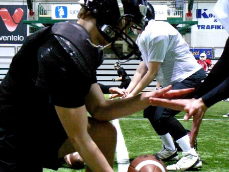 Norge IFAF World Team Clinic foto: All Sport Idrott